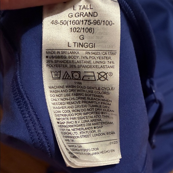 GAP Deep Blue Women's Tank Top - Picture 7 of 8